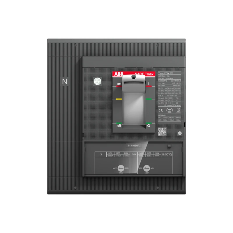 ABB XT5N 630 TMA 500-5000 4p F F InN=50%In