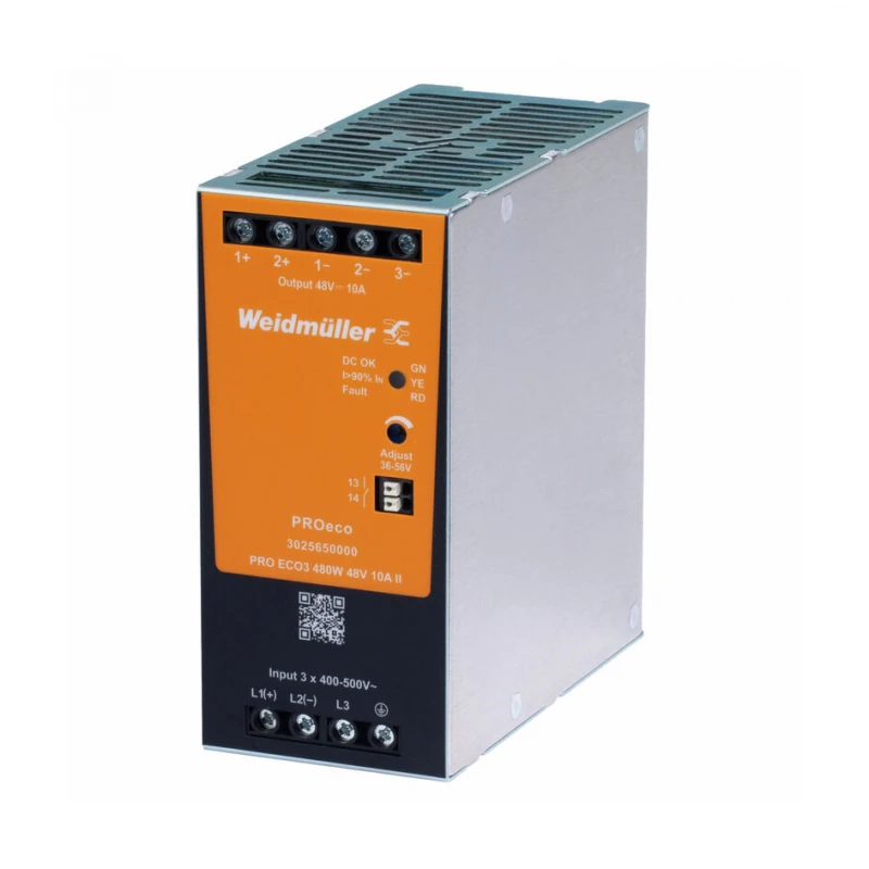 Weidmuller PRO ECO3 480W 24V 20A II Power Supply