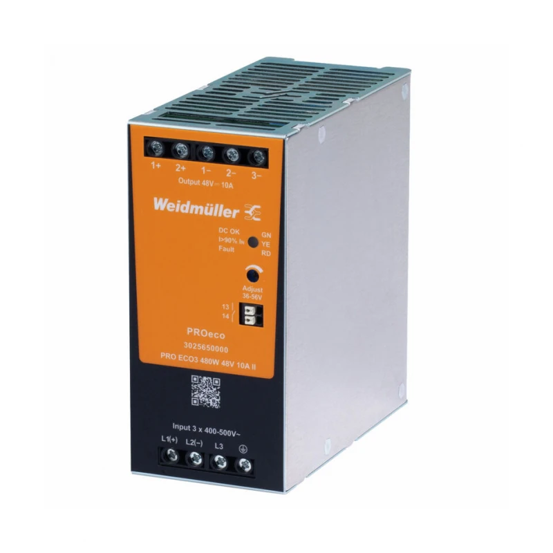 Weidmuller PRO ECO3 480W 48V 10A II Power Supply