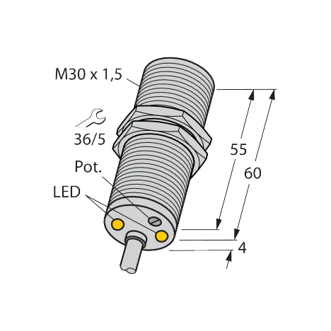 Turck DBI10U-M30-AP4X2 Inductive Sensor