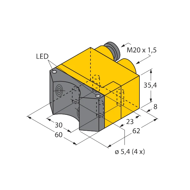 Turck NI4-DSU35TC-2Y1X2/S97