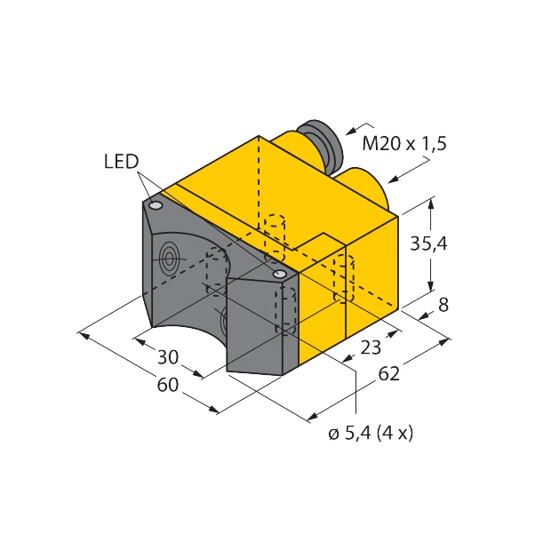 Turck NI4-DSU35TC-2Y1X2