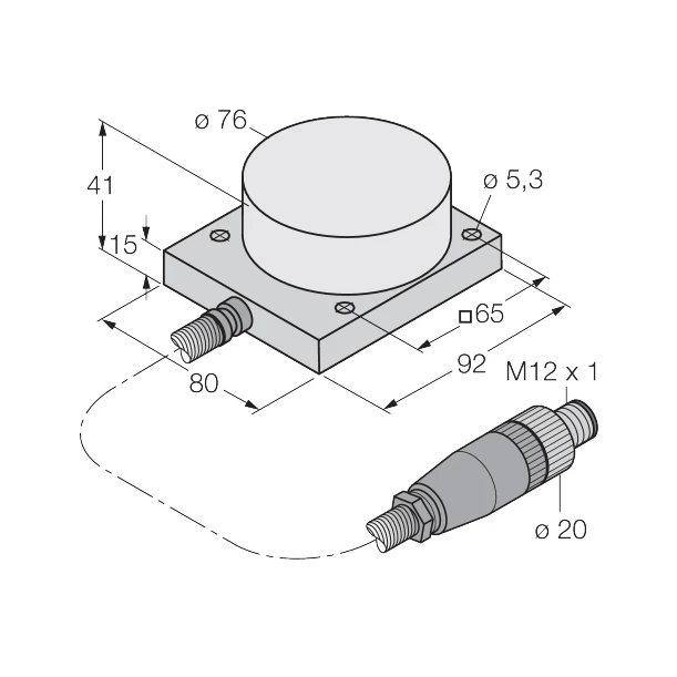 Turck NI40-CQ80/S1102 5M