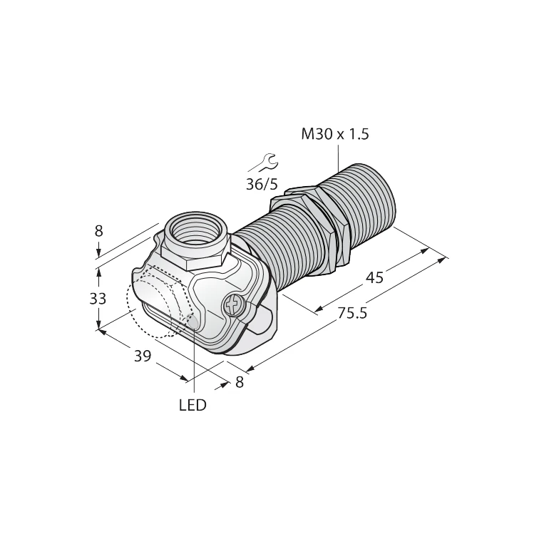 Turck BI10-EM30WDTC-Y1X