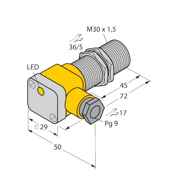Turck BI10-G30SK-Y1X
