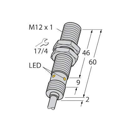 Turck BI4U-EM12EWD-VP6X 12M