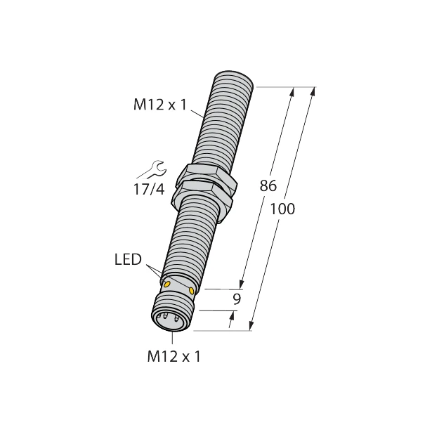 Turck BI4U-M12-VP6X-H1141 L100