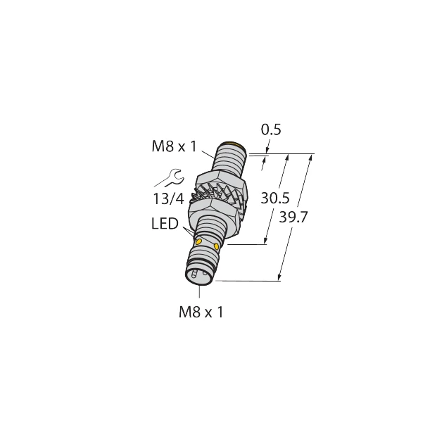 Turck BI3-M08-VP6X-V1141 Inductive Sensor