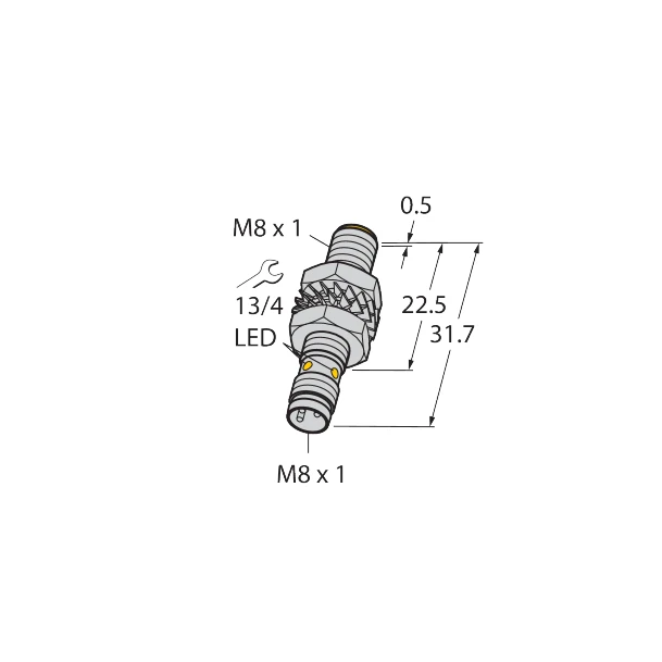 Turck BI3-M08K-AN6X-V1131 Inductive Sensor