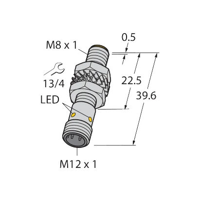 Turck BI3-M08K-AP6X-H1341 Inductive Sensor