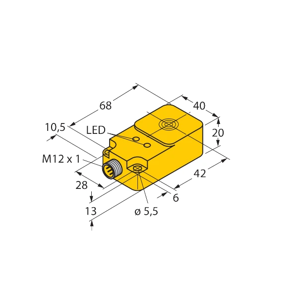 Turck NI25-Q20-AN6X2-H1141 Inductive Sensor