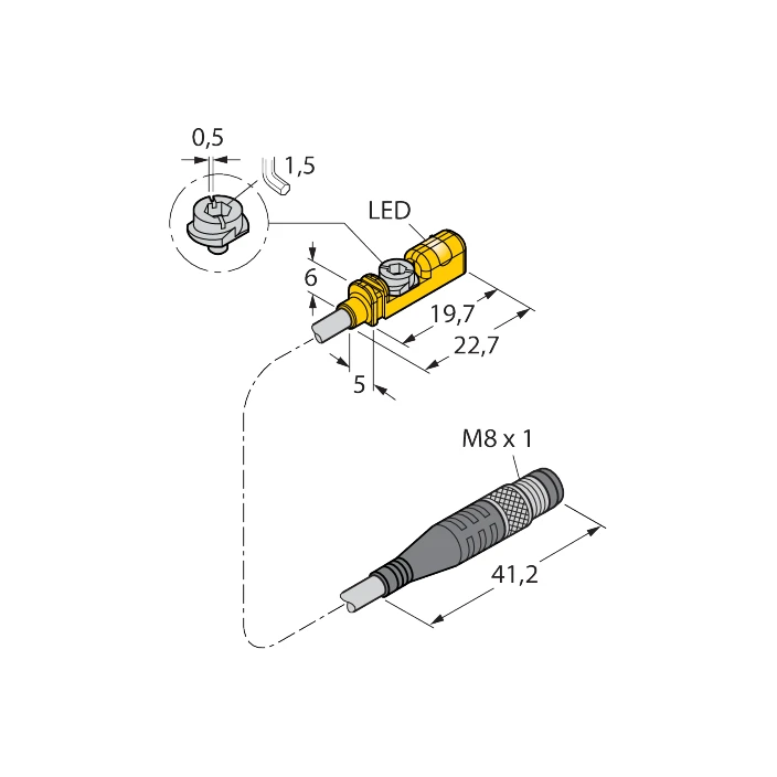 Turck BIM-UNTK-AP7X-0.3-PSG3M