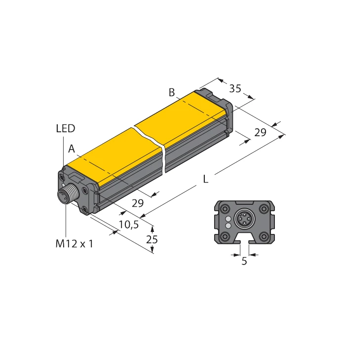 Turck LI200P0-Q25LM0-HESG25X3-H1181 Inductive Sensor