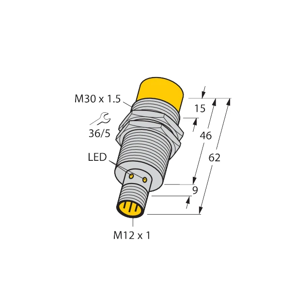 Turck NI15-M30-Y1X-H1141 Inductive Sensor