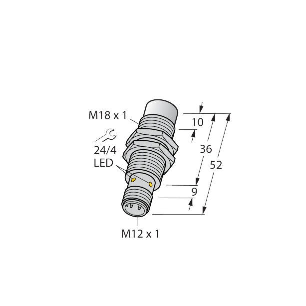 Turck NI15U-EM18WD-AP6X-H1141 Inductive Sensor