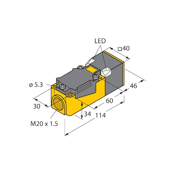 Turck BI20U-CP40-AP6X2 Inductive Sensor