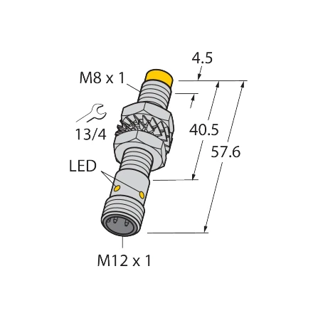 Turck NI5-M08E-VN6X-H1341 Inductive Sensor