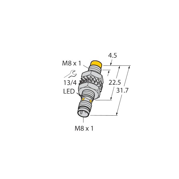 Turck NI5-M08K-AN6X-V1131 Inductive Sensor