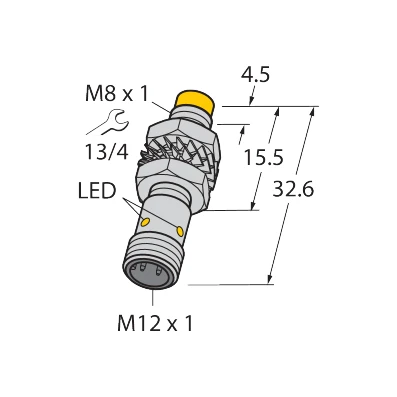 Turck NI5-M08KK-AN6X-H1341 Inductive Sensor