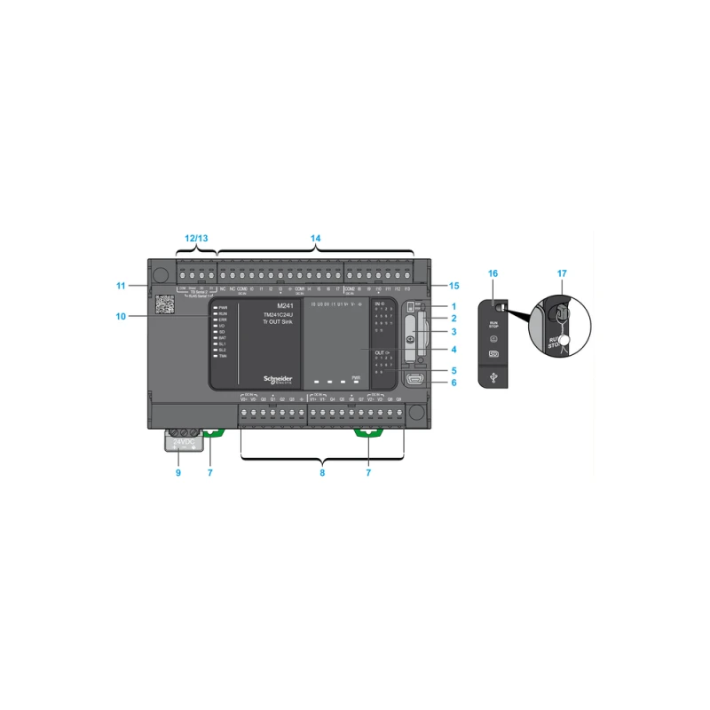 Schneider TM241C24U PLC