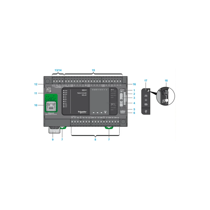 Schneider TM241CE24R PLC