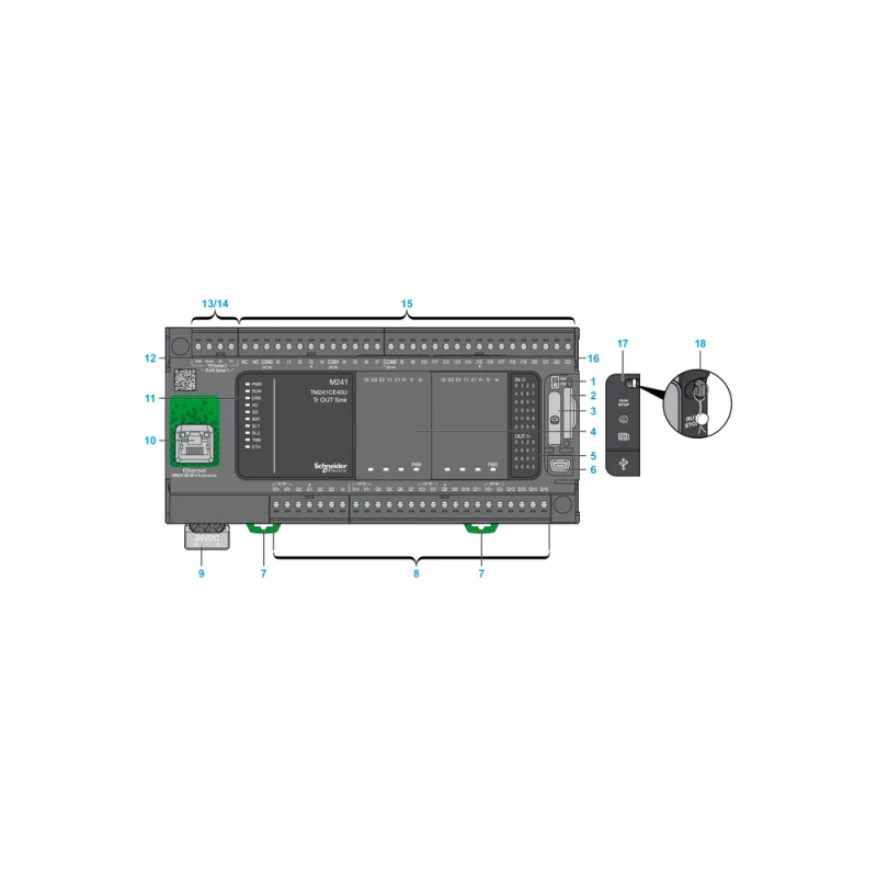 Schneider TM241CE40U PLC