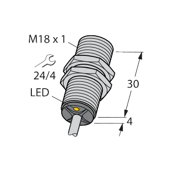 Turck BI5-EG18-Y1X/S100 7M