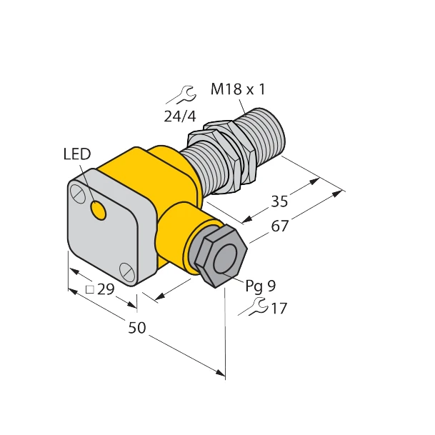 Turck BI5-G18SK-Y1X Inductive Sensor