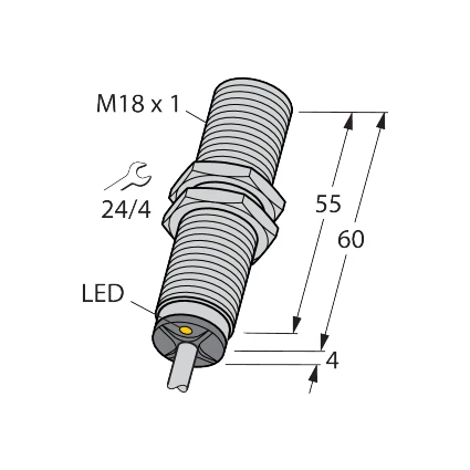 Turck BI5-M18-ADZ3X 12M
