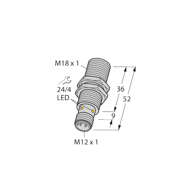 Turck BI5U-EM18-AP6X-H1141 Proximity Sensor