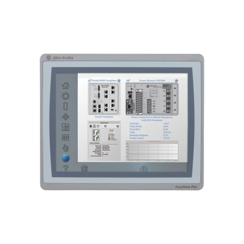 Allen Bradley 2711P PanelView Plus 7 HMI Screen