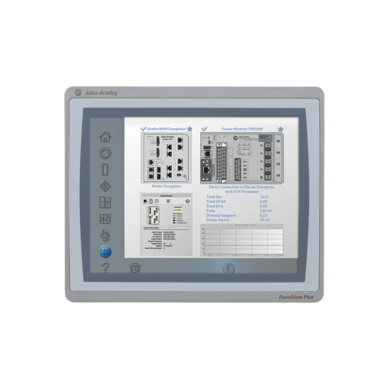 Allen Bradley 2711P-T15C21D8S HMI Screen