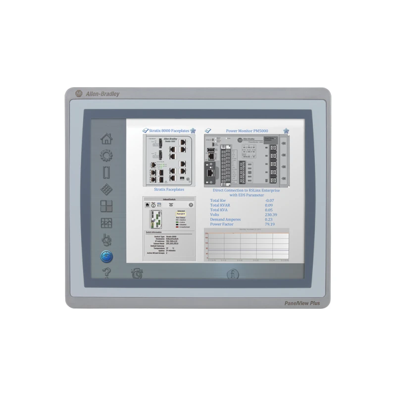 Allen Bradley 2711P-T9W22D8S-B HMI Screen