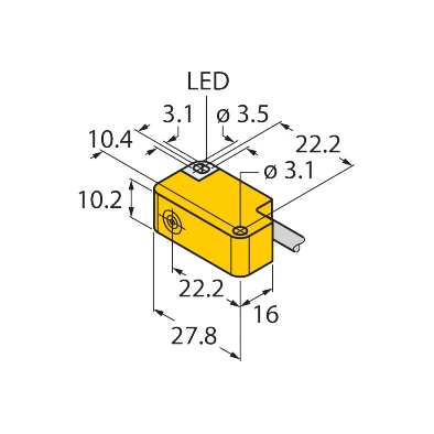 Turck BI2-Q10S-AZ31X Inductive Proximity Sensor