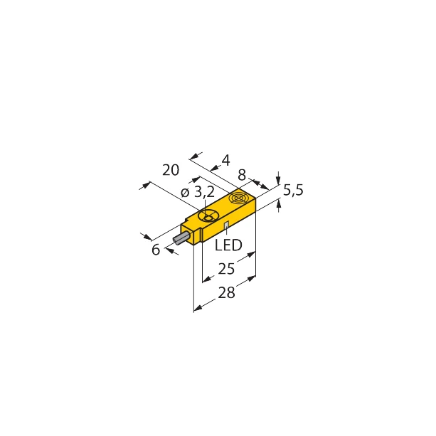 Turck BI2-Q5.5-AN6X Inductive Proximity Sensor