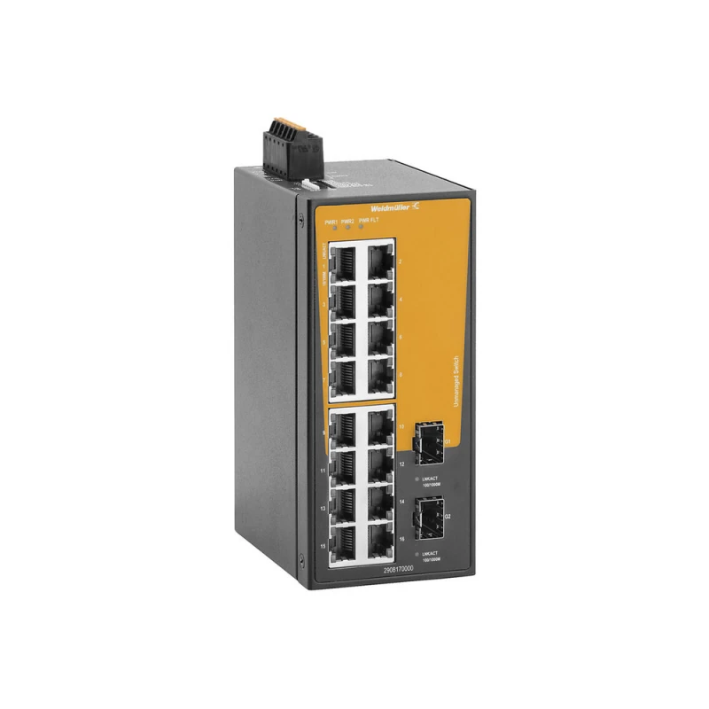 Weidmuller IE-SW-BLB-18-16TX-2GESFP Ethernet Switch