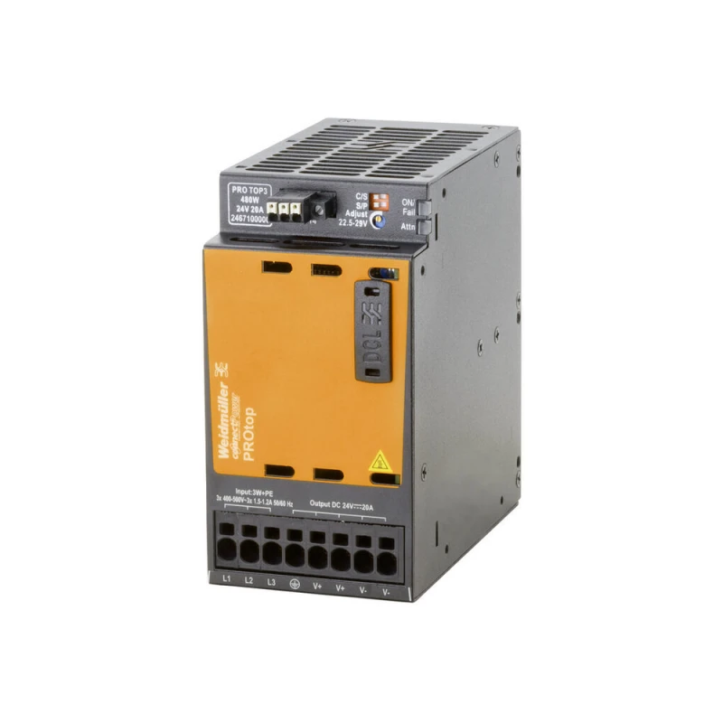 Weidmuller PRO TOP3 480W 24V 20A CO Power Supply