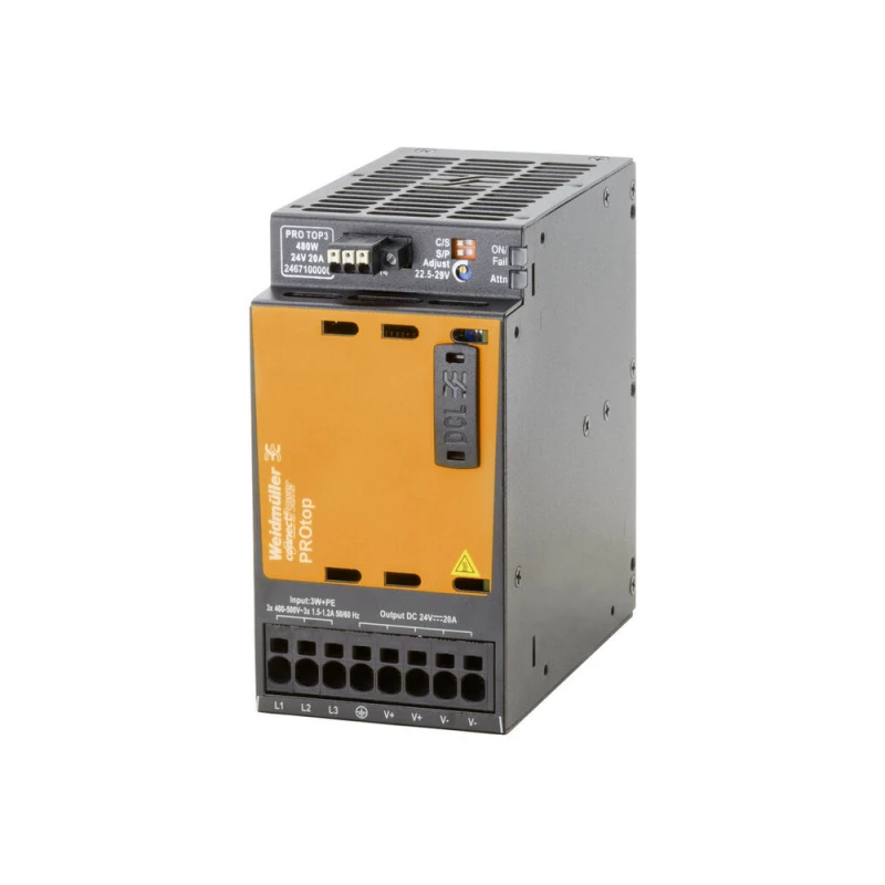 Weidmuller PRO TOP3 480W 24V 20A Power Supply